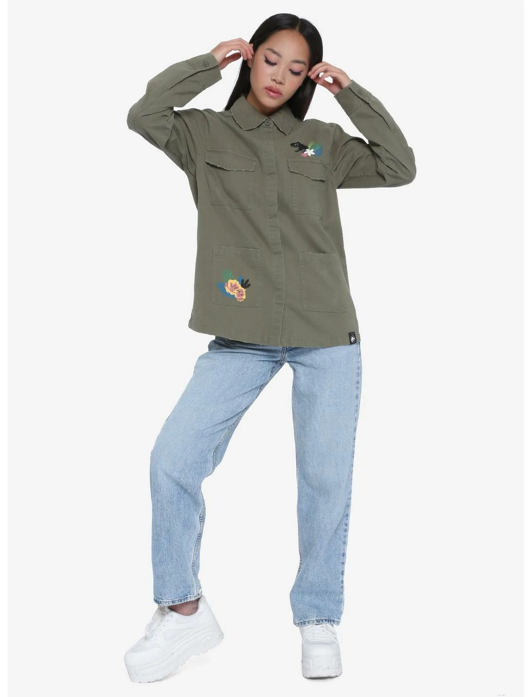 HUNIVERS Her Universe Fashion Show Winner Jurassic World Clever Girl Jacket 3 HUNIVERS Her Universe Fashion Show Winner Jurassic World Clever Girl Jacket - Image 3