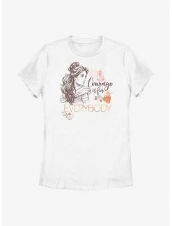 HER Disney Beauty And The Beast Courage Is For Everybody Womens T-Shirt