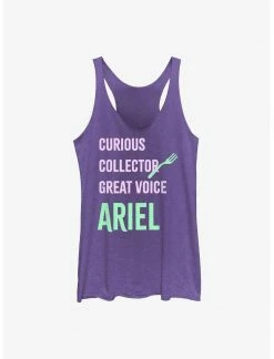 HER Disney The Little Mermaid Ariel List Womens Tank Top