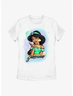 HER Disney Aladdin Princess Jasmine Airbrush Womens T-Shirt