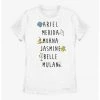 HER Disney Princesses Name Stack Womens T-Shirt -Her Universe shop unnamed file 51