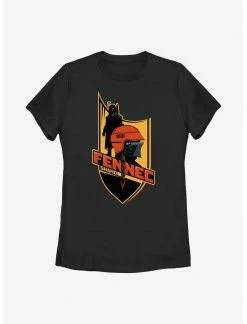 HER Star Wars: The Book Of Boba Fett Fennec Shand Shield Womens T-Shirt