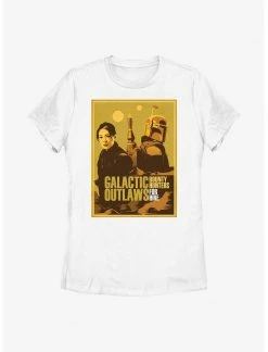 HER Star Wars: The Book Of Boba Fett Fennec & Boba Fett Galactic Outlaws Womens T-Shirt