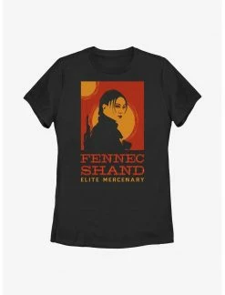 HER Star Wars: The Book Of Boba Fett Fennec Shand Poster Womens T-Shirt