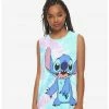 HUNIVERS Disney Lilo & Stitch Tie Dye Stitch Girls Muscle Top -Her Universe shop unnamed file 576