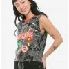 HUNIVERS Marvel Avengers Comic Book Tie-Front Tank Top 7 HUNIVERS Marvel Avengers Comic Book Tie-Front Tank Top -Her Universe shop unnamed file 590