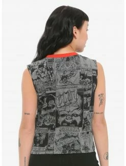 HUNIVERS Marvel Avengers Comic Book Tie-Front Tank Top -Her Universe shop unnamed file 592
