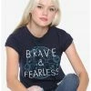 HUNIVERS Doctor Who Brave & Fearless Thirteenth Doctor T-Shirt -Her Universe shop unnamed file 593