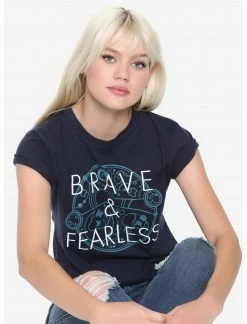 HUNIVERS Doctor Who Brave & Fearless Thirteenth Doctor T-Shirt