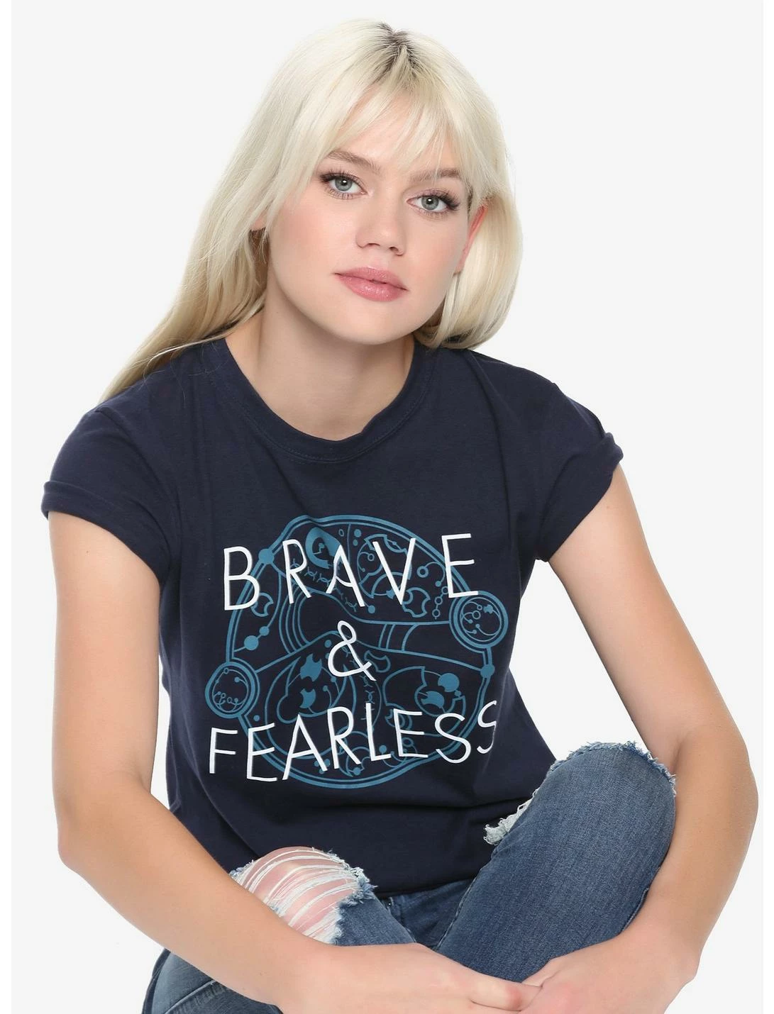 HUNIVERS Doctor Who Brave & Fearless Thirteenth Doctor T-Shirt 1 HUNIVERS Doctor Who Brave & Fearless Thirteenth Doctor T-Shirt