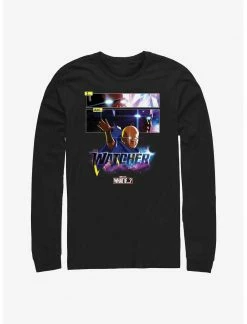 Marvel What If...? I Am The Watcher Panels Long-Sleeve T-Shirt