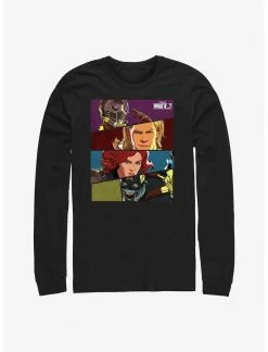 Marvel What If...? Hero Boxes Long-Sleeve T-Shirt
