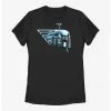 HER Star Wars: The Book Of Boba Fett Chrome Helmet Womens T-Shirt -Her Universe shop unnamed file 62