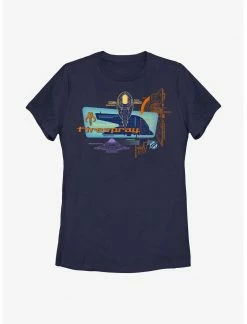 HER Star Wars: The Book Of Boba Fett Firespray Blueprint Womens T-Shirt