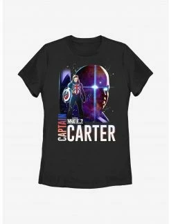 Marvel What If...? Watcher Captain Carter Womens T-Shirt