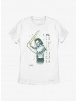 HER Marvel Loki Love Is Like A Dagger Womens T-Shirt