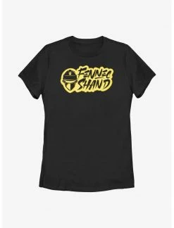 HER Star Wars: The Book Of Boba Fett Fennec Shand Text Logo Womens T-Shirt