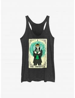 HER Marvel Loki Trickster Tarot Card Womens Tank Top