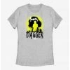 HER Marvel Loki Love Is A Dagger Silhouettes Womens T-Shirt -Her Universe shop unnamed file 793