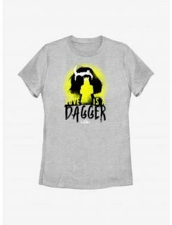 HER Marvel Loki Love Is A Dagger Silhouettes Womens T-Shirt