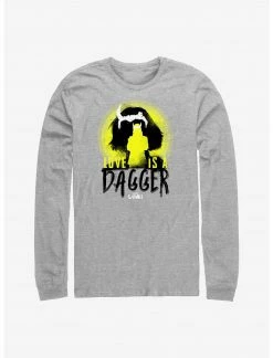 HER Marvel Loki Love Is A Dagger Silhouettes Long-Sleeve T-Shirt