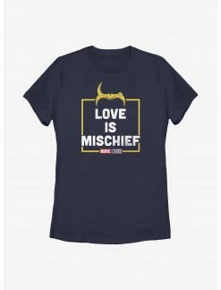 HER Marvel Loki Love Is Mischief Womens T-Shirt