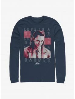 HER Marvel Loki Love Is A Dagger Long-Sleeve T-Shirt
