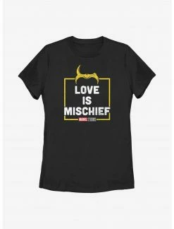 HER Marvel Loki Love Is Mischief Womens T-Shirt