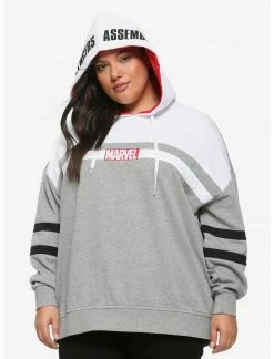 HUNIVERS Marvel Avengers Assemble Hoodie Plus Size Her Universe Exclusive