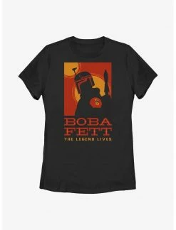 HER Star Wars: The Book Of Boba Fett Posterized Legend Womens T-Shirt