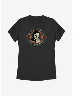 HER Marvel Loki Circle Stamp Womens T-Shirt