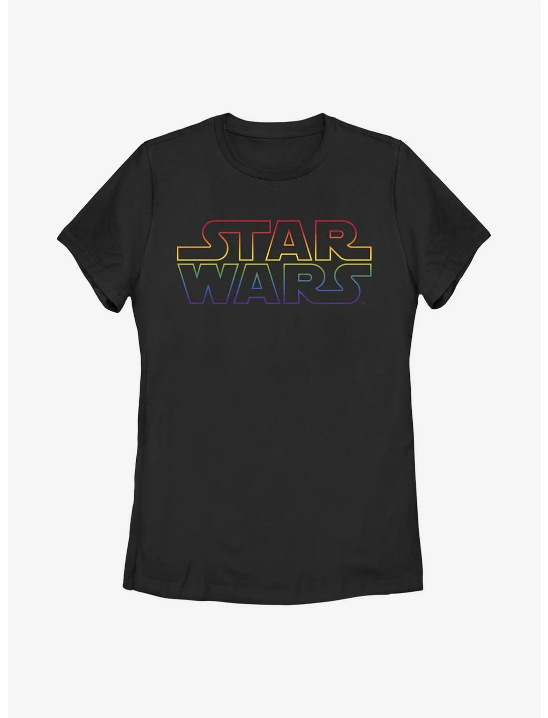 HER Star Wars Pride Outline Rainbow T-Shirt 1 HER Star Wars Pride Outline Rainbow T-Shirt