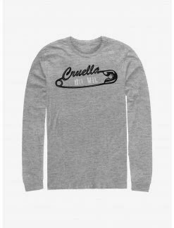 HER Disney Cruella De Vil Punk Pin Long-Sleeve T-Shirt