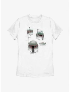 HER Star Wars: The Book Of Boba Fett Helmet Schematics Womens T-Shirt