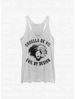 HER Disney Cruella Evil By Design Womens Tank Top