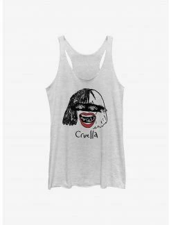 HER Disney Cruella Look Fabulous Drawing Womens Tank Top