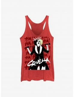 HER Disney Cruella Cruel Laughter Womens Tank Top