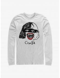 HER Disney Cruella Look Fabulous Drawing Long-Sleeve T-Shirt