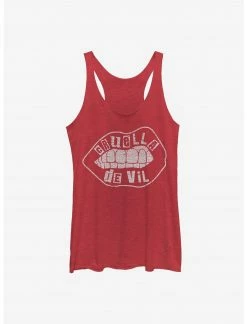 HER Disney Cruella De Vil Lip Design Womens Tank Top