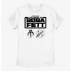 HER Star Wars: The Book Of Boba Fett Armor Logos Womens T-Shirt -Her Universe shop unnamed file 95