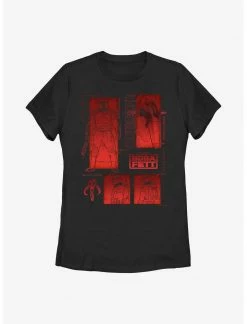 HER Star Wars: The Book Of Boba Fett Living Legend Blueprints Womens T-Shirt