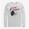 HER Disney Cruella No Rules Lipstick Long-Sleeve T-Shirt -Her Universe shop unnamed file 972