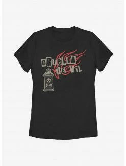 HER Disney Cruella De Vil Spray Fire Womens T-Shirt